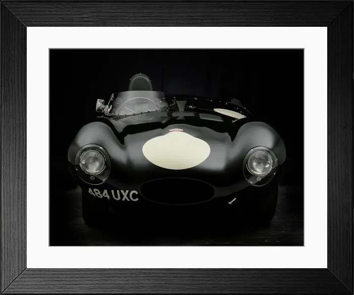 Framed Print : 1956 Jaguar D type