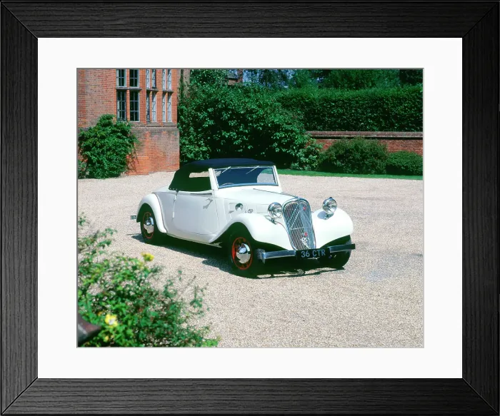Framed Print : 1937 Citroen 11cv Framed Print : 1937 Citroen 11cv