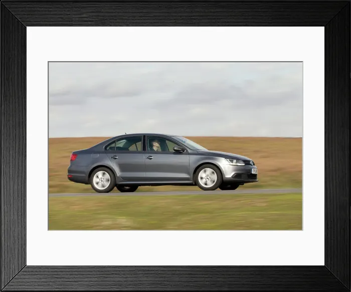 Framed Print : 2011 Volkswagen Jetta SE 1.6 Tdi Framed Print : 2011 Volkswagen Jetta SE 1.6 Tdi