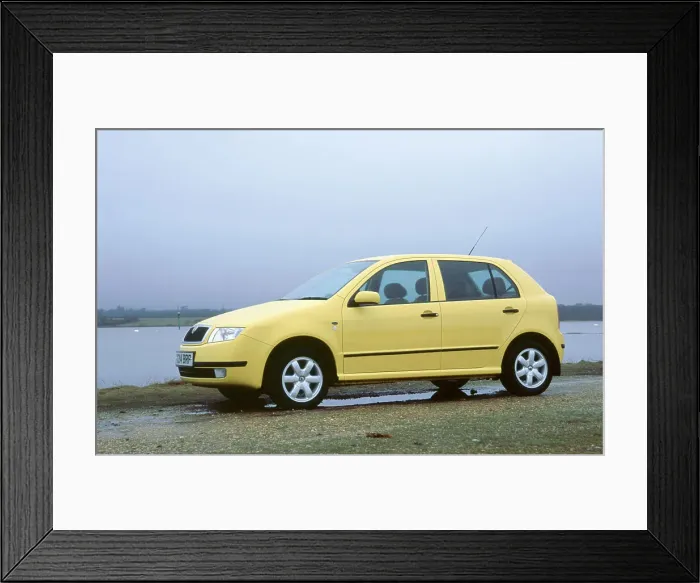 Framed Print : 2001 Skoda Fabia 1.4 16v Framed Print : 2001 Skoda Fabia 1.4 16v