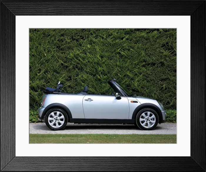 Framed Print : 2004 Mini Cooper Convertible Framed Print : 2004 Mini Cooper Convertible