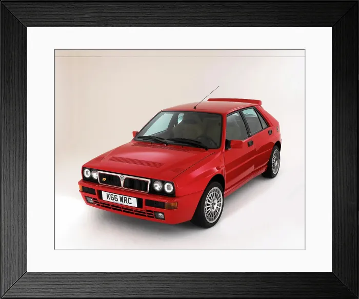 Framed Print : 1993 Lancia Delta Integrale Framed Print : 1993 Lancia Delta Integrale