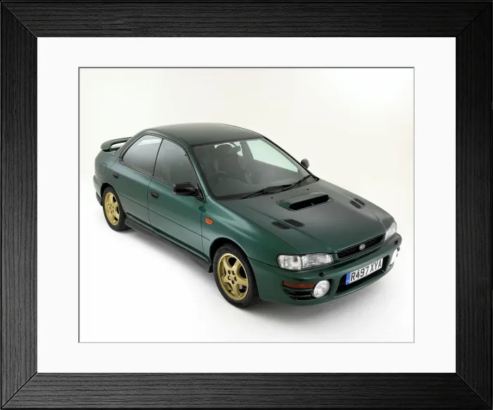 Framed Print : 1997 Subaru Impreza Turbo Framed Print : 1997 Subaru Impreza Turbo