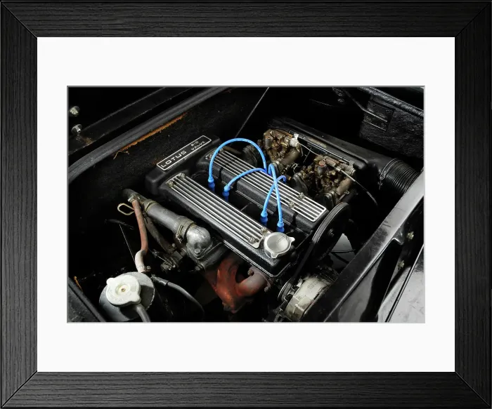 Framed Print : 1977 Lotus Europa JPS Special Framed Print : 1977 Lotus Europa JPS Special