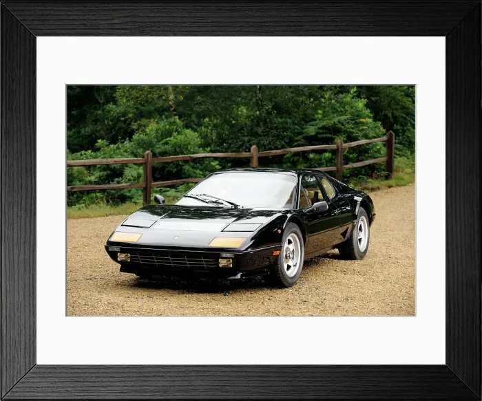 Framed Print : Ferrari 512i Berlinetta Boxer 1981. Artist: Simon Clay Framed Print : Ferrari 512i Berlinetta Boxer 1981. Artist: Simon Clay