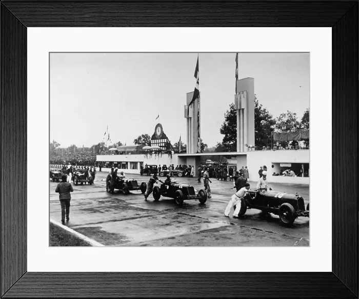 Framed Print : Parade at the Italian Grand Prix, Monza, 1933 Framed Print : Parade at the Italian Grand Prix, Monza, 1933