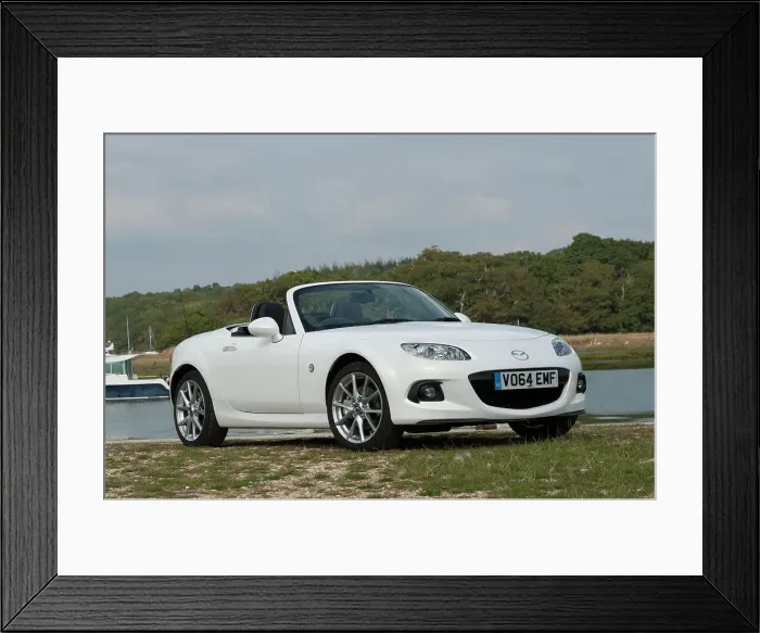 Framed Print : 2014 Mazda MX5 Roadster Coupe Framed Print : 2014 Mazda MX5 Roadster Coupe
