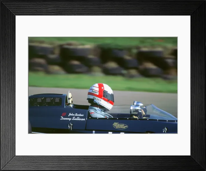 Framed Print : Danny Sullivan, 1998 Goodwood revival meeting Framed Print : Danny Sullivan, 1998 Goodwood revival meeting