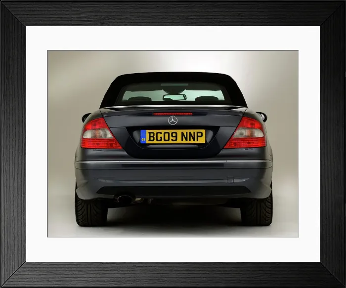 Framed Print : 2009 Mercedes Benz CLK Cabriolet Framed Print : 2009 Mercedes Benz CLK Cabriolet