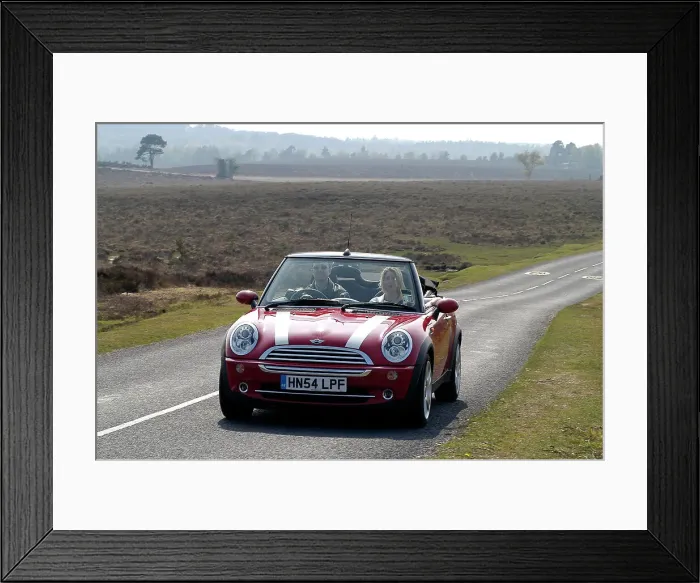Framed Print : 2004 Mini Cooper Convertible Framed Print : 2004 Mini Cooper Convertible