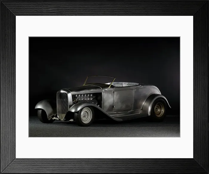 Framed Print : Ford Hot rod custom metal body 1934. Artist: Simon Clay Framed Print : Ford Hot rod custom metal body 1934. Artist: Simon Clay