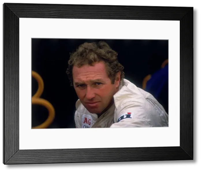 Framed Print : Jochen Mass, 1988 Framed Print : Jochen Mass, 1988