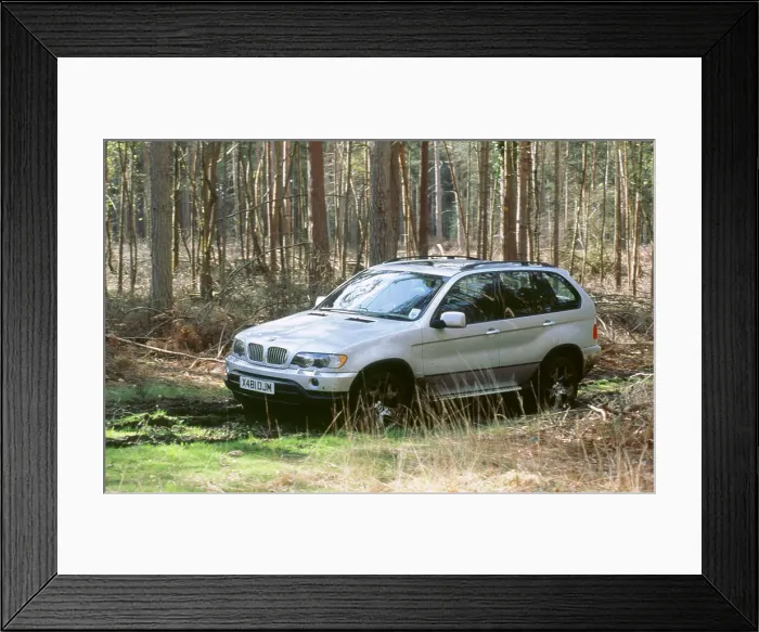 Framed Print : 2001 BMW X5 4.4i
