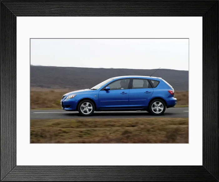 Framed Print : 2004 Mazda 3 1.6 TS2 Framed Print : 2004 Mazda 3 1.6 TS2