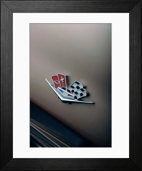 Framed Print : Chevrolet Corvette Stingray convertible 1964. Artist: Simon Clay Framed Print : Chevrolet Corvette Stingray convertible 1964. Artist: Simon Clay