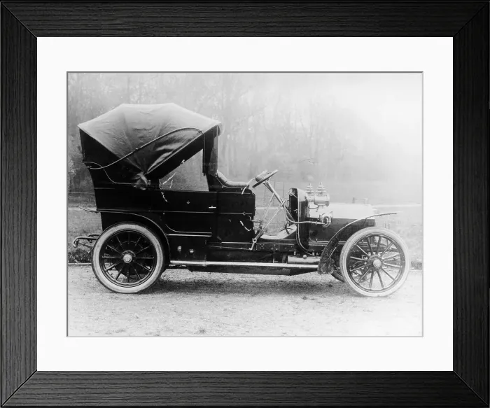 Framed Print : Mercedes car, (c1900s?) Framed Print : Mercedes car, (c1900s?)