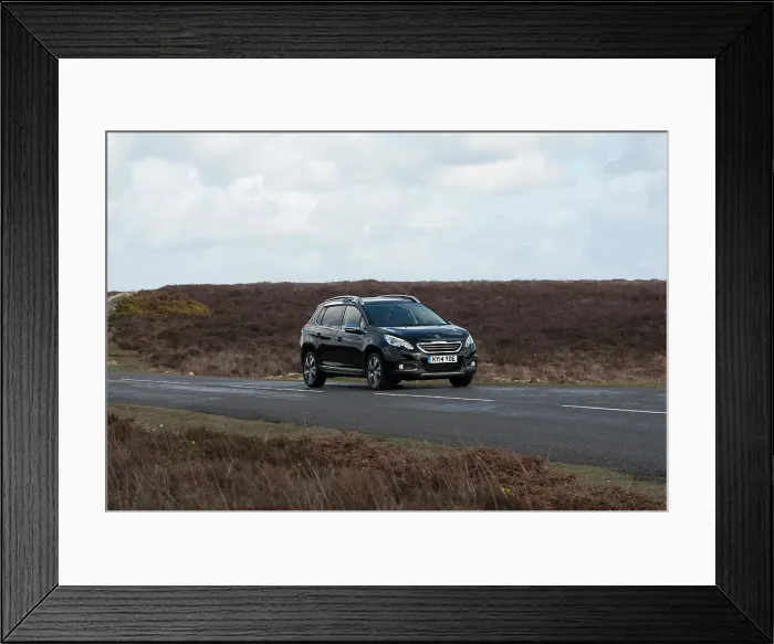 Framed Print : 2014 Peugeot 2008 Hdi Feline Framed Print : 2014 Peugeot 2008 Hdi Feline