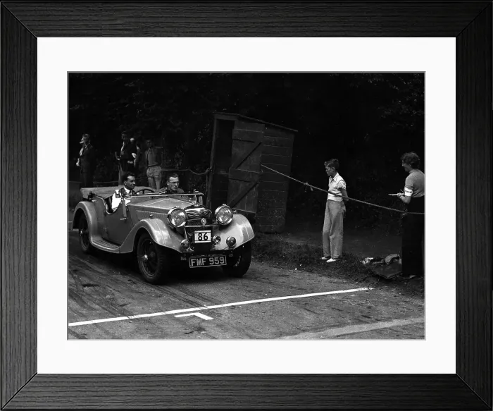 Framed Print : 1937 Riley Lynx on Torquay rally driven by M.G.Shorey Framed Print : 1937 Riley Lynx on Torquay rally driven by M.G.Shorey