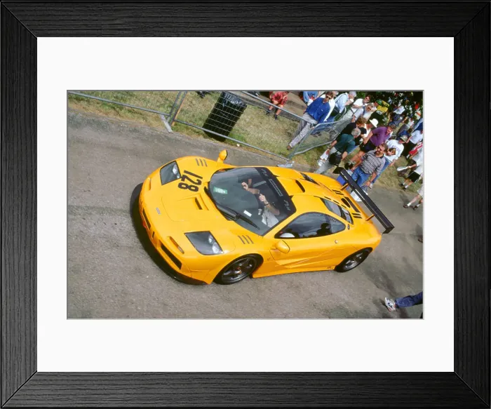 Framed Print : McLaren F1 GTR 1995 Le Mans winner, 1996 Goodwood festival Framed Print : McLaren F1 GTR 1995 Le Mans winner, 1996 Goodwood festival