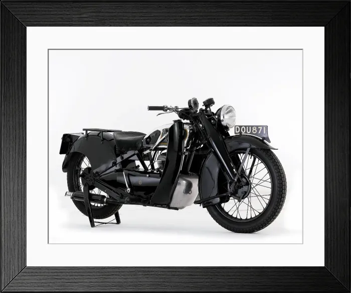 Framed Print : 1940 Francis Barnett Cruiser K39 249cc Framed Print : 1940 Francis Barnett Cruiser K39 249cc