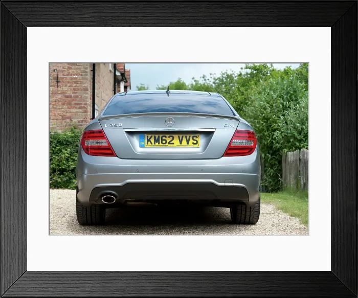Framed Print : 2013 Mercedes Benz C250 Cdi Coupe AMG Sport Framed Print : 2013 Mercedes Benz C250 Cdi Coupe AMG Sport