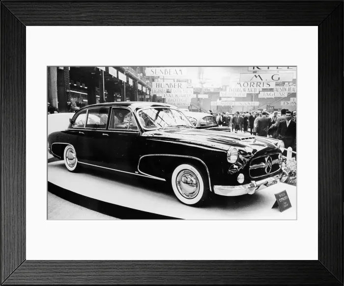 Framed Print : 1955 Citroen 15CV, specially built for an ambassador, (c1955?) Framed Print : 1955 Citroen 15CV, specially built for an ambassador, (c1955?)