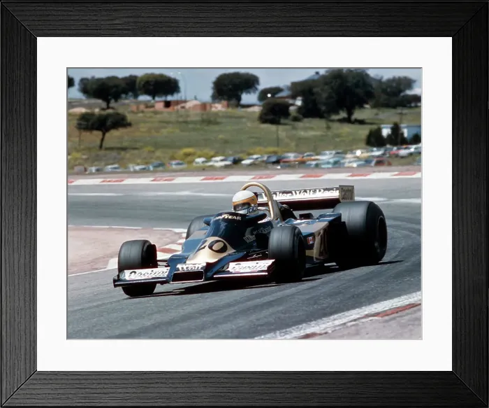 Framed Print : Jody Scheckter racing a Wolf-Cosworth WR2, Spanish Grand Prix, Jarama, Spain, 1977 Framed Print : Jody Scheckter racing a Wolf-Cosworth WR2, Spanish Grand Prix, Jarama, Spain, 1977
