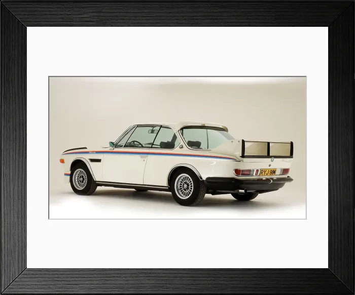 Framed Print : 1974 BMW 3.0 CSL Batmobile Framed Print : 1974 BMW 3.0 CSL Batmobile