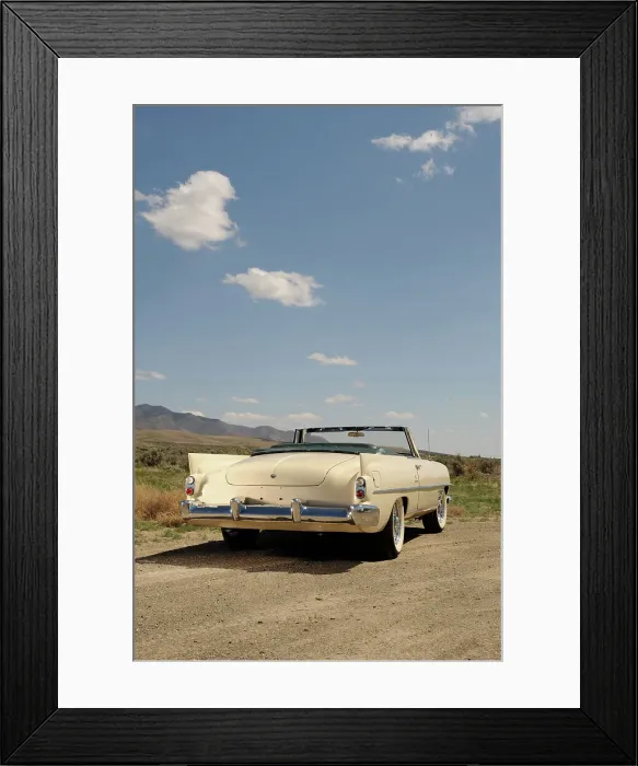 Framed Print : Dual Ghia 1957. Artist: Simon Clay Framed Print : Dual Ghia 1957. Artist: Simon Clay