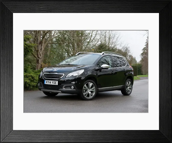 Framed Print : 2014 Peugeot 2008 Hdi Feline Framed Print : 2014 Peugeot 2008 Hdi Feline