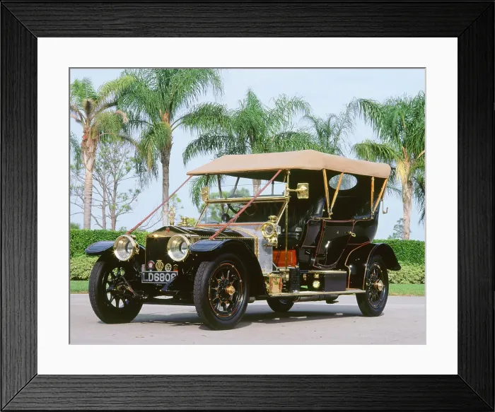 Framed Print : 1909 Rolls Royce Silver Ghost Roi Des Belges Framed Print : 1909 Rolls Royce Silver Ghost Roi Des Belges