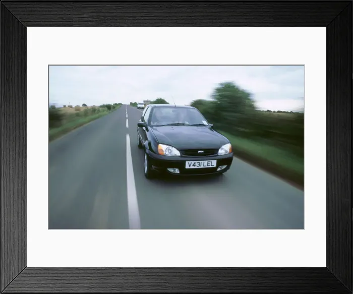 Framed Print : 1999 Ford Fiesta Zetec
