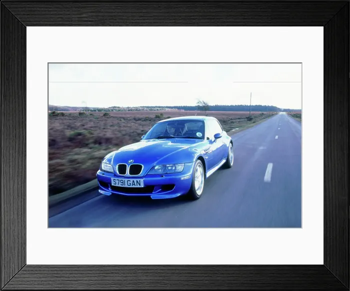 Framed Print : 1998 BMW Z3 coupe Framed Print : 1998 BMW Z3 coupe