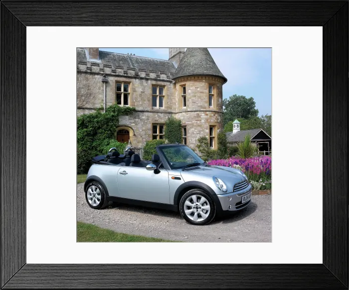 Framed Print : 2004 Mini Cooper Convertible Framed Print : 2004 Mini Cooper Convertible