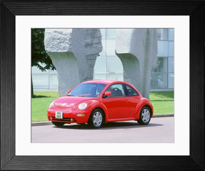 Framed Print : 1998 Volkswagen Beetle Framed Print : 1998 Volkswagen Beetle