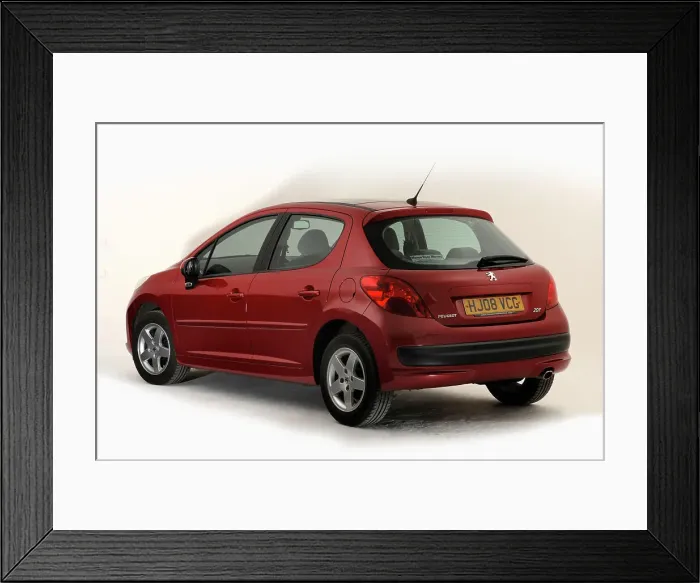 Framed Print : 2008 Peugeot 207 Framed Print : 2008 Peugeot 207