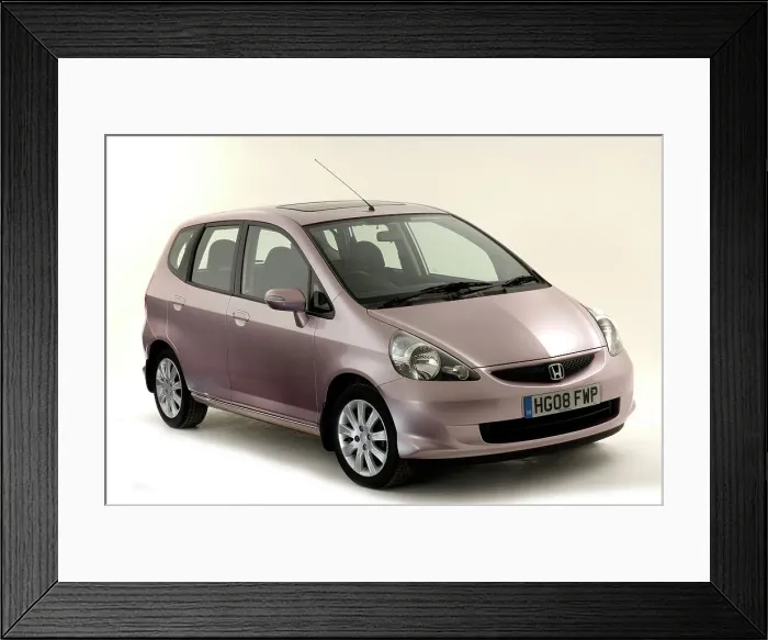 Framed Print : 2008 Honda Jazz Framed Print : 2008 Honda Jazz