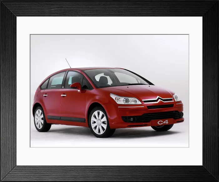 Framed Print : 2004 Citroen C4 Framed Print : 2004 Citroen C4