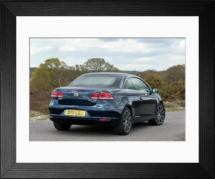 Framed Print : 2011 Volkswagen EOS 2.0 Tdi