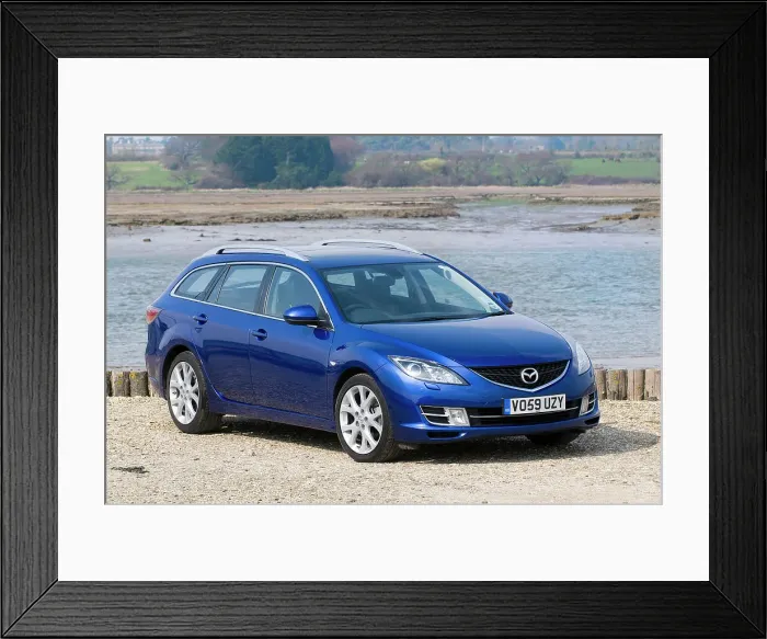 Framed Print : 2010 Mazda 6 SL Estate Framed Print : 2010 Mazda 6 SL Estate