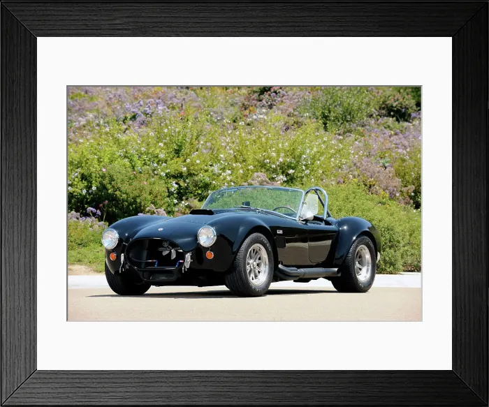 Framed Print : AC Cobra 427 1966. Artist: Simon Clay Framed Print : AC Cobra 427 1966. Artist: Simon Clay