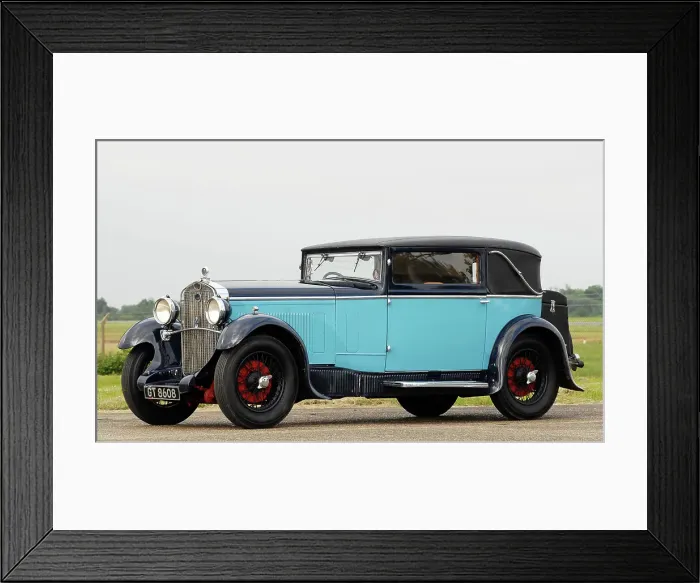 Framed Print : 1932 Delage D6 Faux Cabriolet Framed Print : 1932 Delage D6 Faux Cabriolet