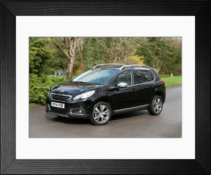 Framed Print : 2014 Peugeot 2008 Hdi Feline Framed Print : 2014 Peugeot 2008 Hdi Feline