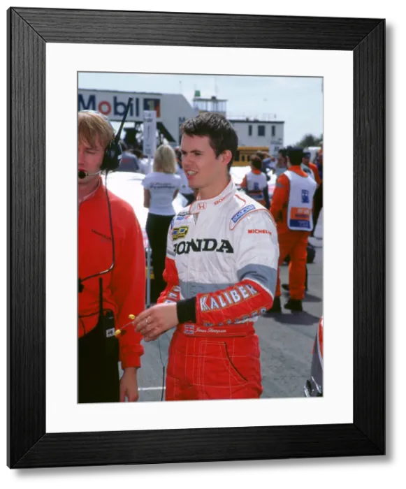 Framed Print : James Thompson. British touring cars driver Framed Print : James Thompson. British touring cars driver