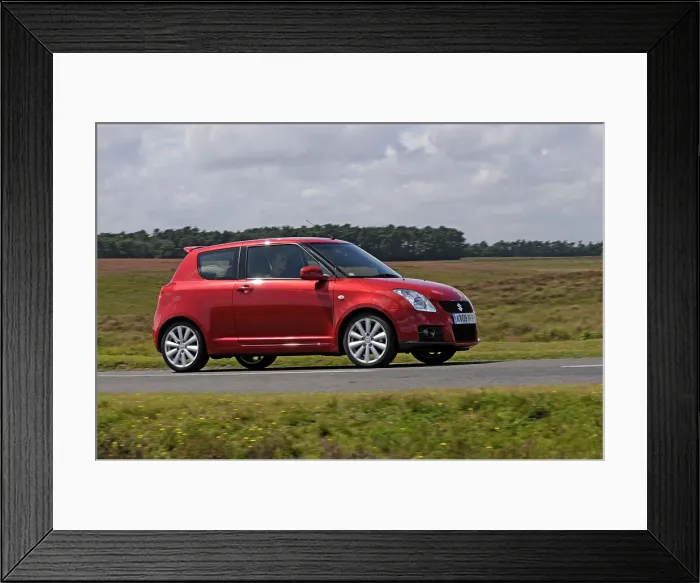 Framed Print : 2009 Suzuki Swift Sport Framed Print : 2009 Suzuki Swift Sport