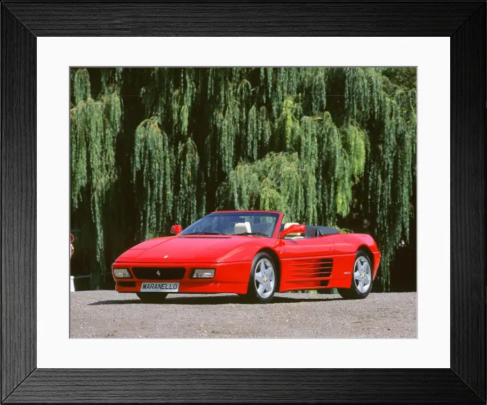 Framed Print : 1993 Ferrari 348 Spider Framed Print : 1993 Ferrari 348 Spider