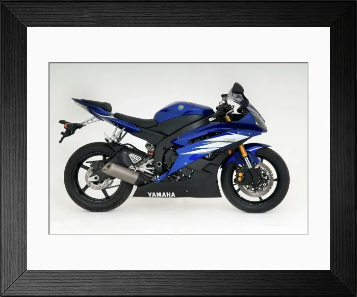 Framed Print : 2007 Yamaha YZF-R6R Framed Print : 2007 Yamaha YZF-R6R