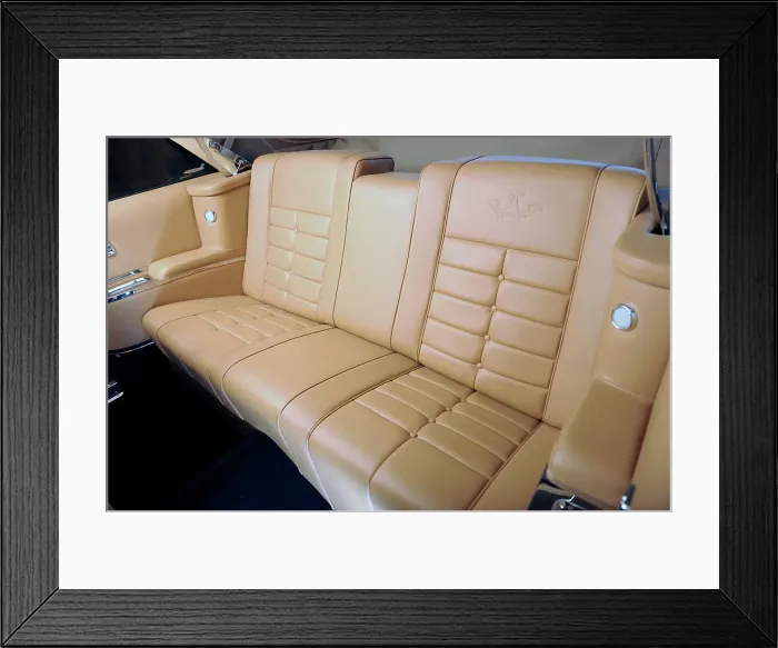 Framed Print : Chrysler Imperial convertible 1959. Artist: Simon Clay