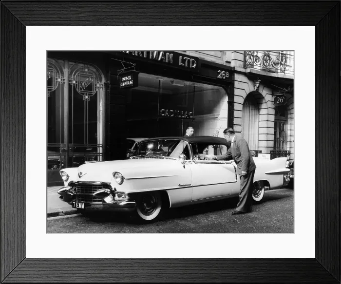 Framed Print : 1954 Cadillac Convertible, (c1954?) Framed Print : 1954 Cadillac Convertible, (c1954?)
