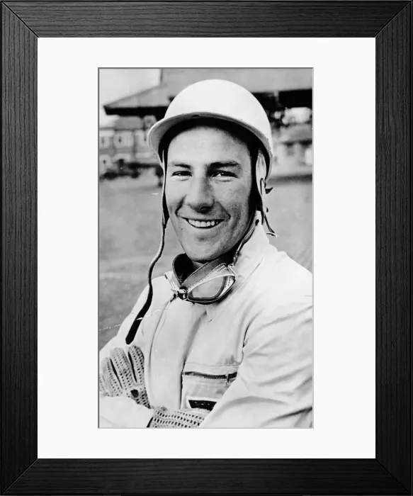 Framed Print : Stirling Moss, (1950s?) Framed Print : Stirling Moss, (1950s?)